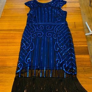 Beautiful Flapper/Caberet style dress. Size large. Never worn